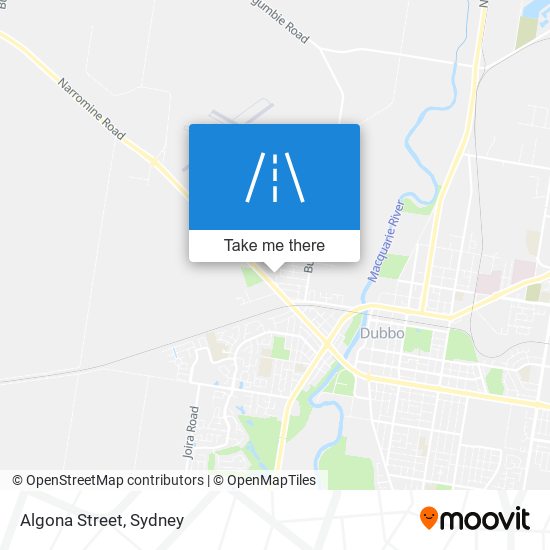 Algona Street map