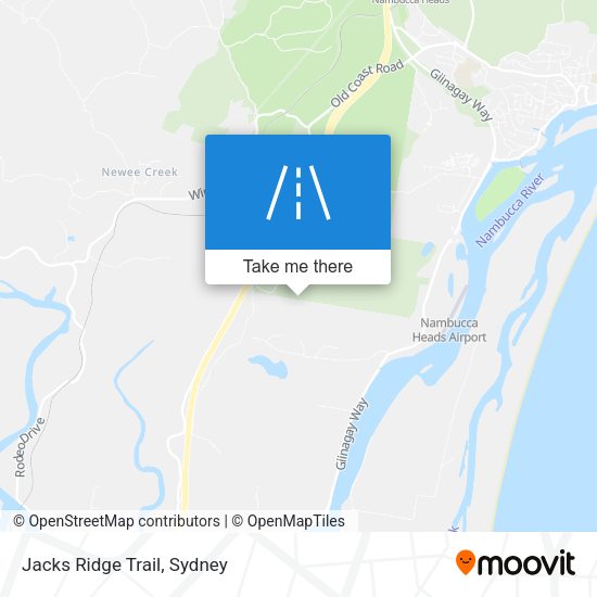 Jacks Ridge Trail map
