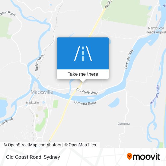 Old Coast Road map