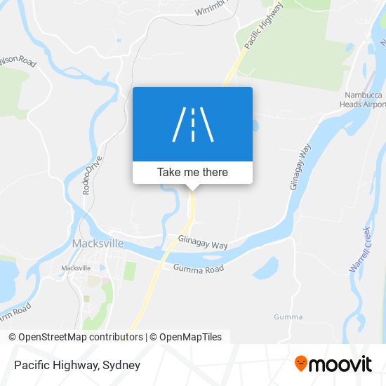 Pacific Highway map