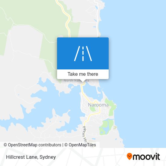 Hillcrest Lane map