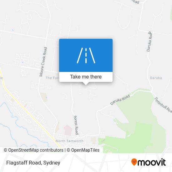 Flagstaff Road map