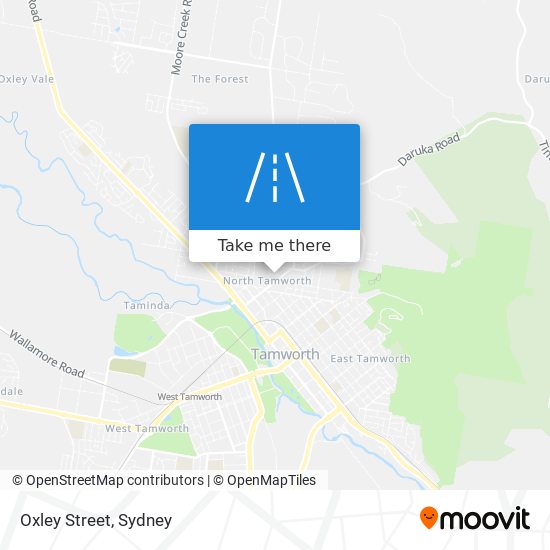 Oxley Street map