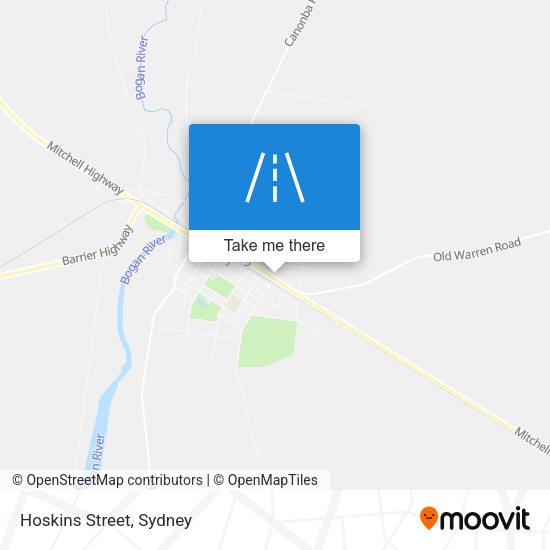 Hoskins Street map