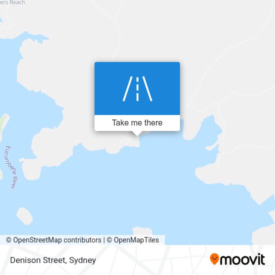Denison Street map