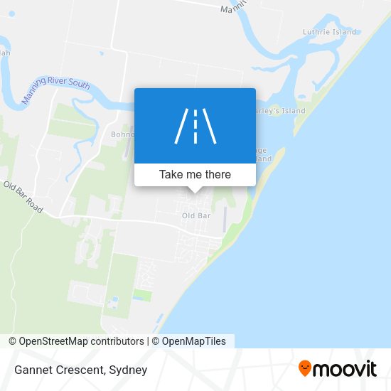 Gannet Crescent map