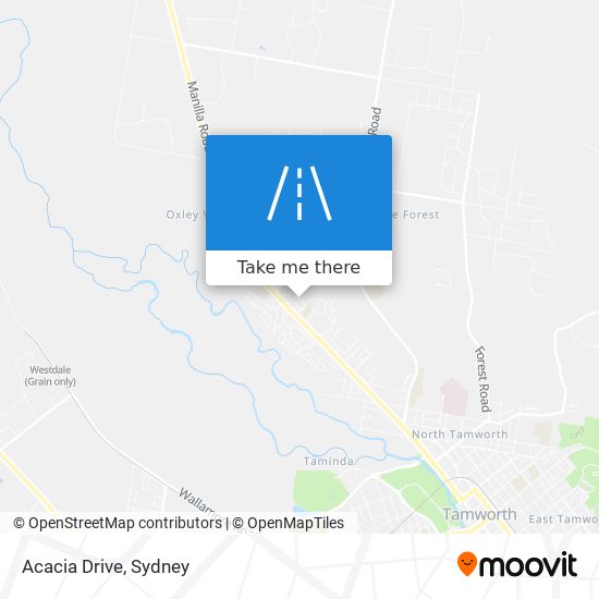 Mapa Acacia Drive