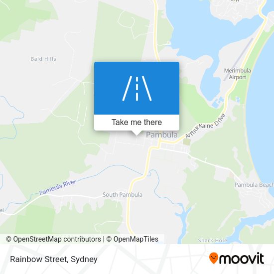 Rainbow Street map