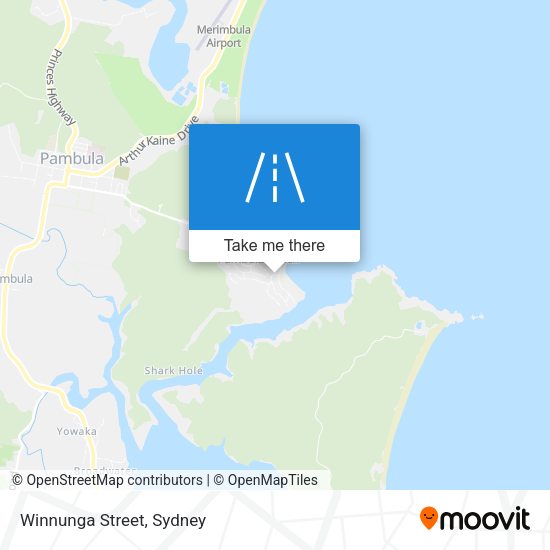 Winnunga Street map