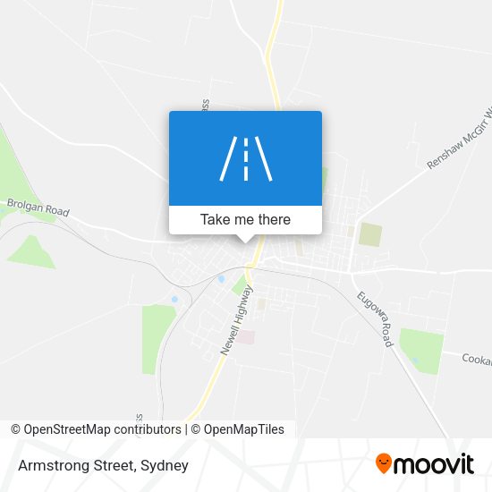 Armstrong Street map
