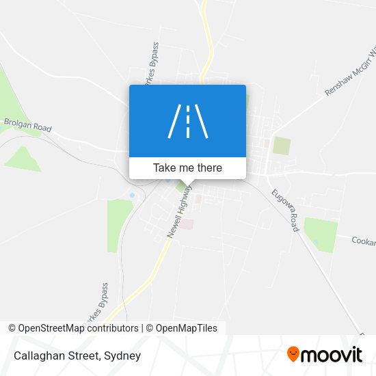 Callaghan Street map