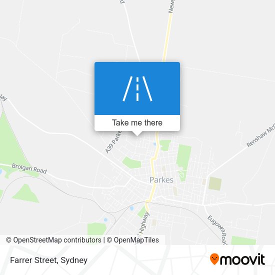 Farrer Street map
