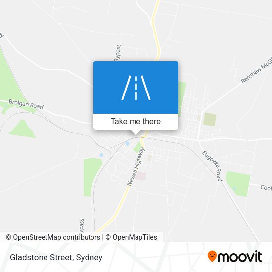 Gladstone Street map