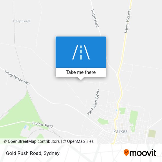 Gold Rush Road map