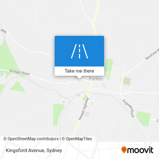 Kingsford Avenue map