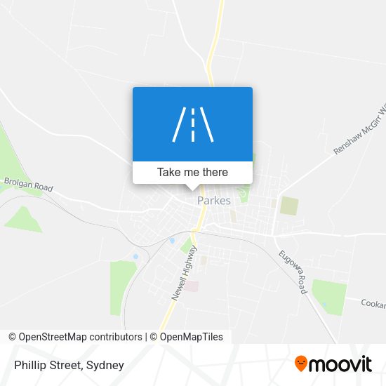 Phillip Street map