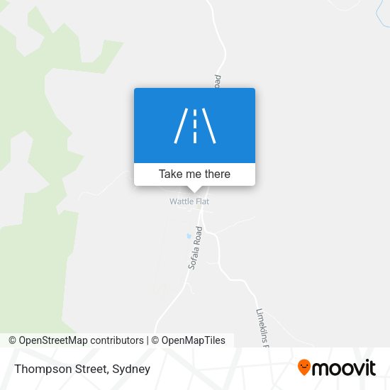 Thompson Street map