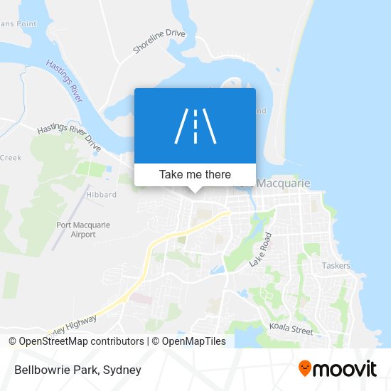 Bellbowrie Park map