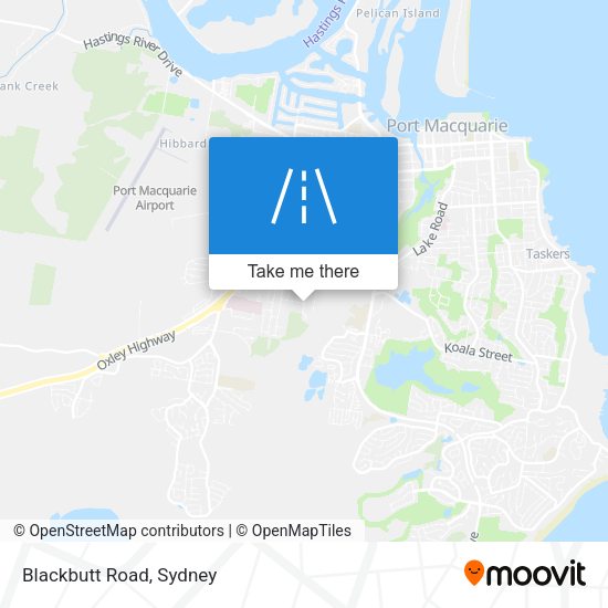 Blackbutt Road map