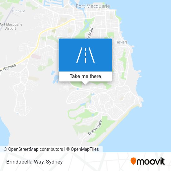Brindabella Way map