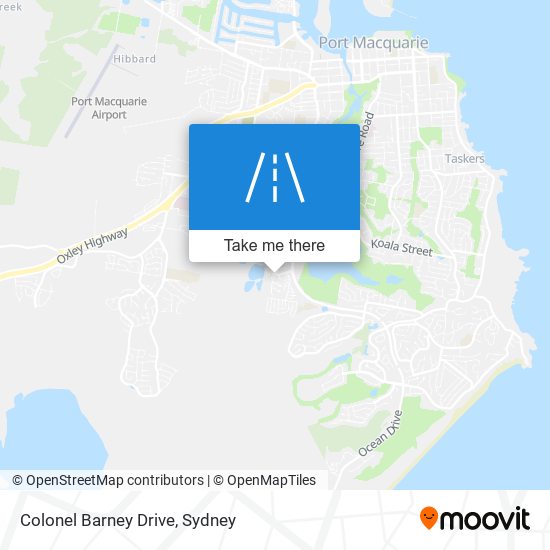 Colonel Barney Drive map