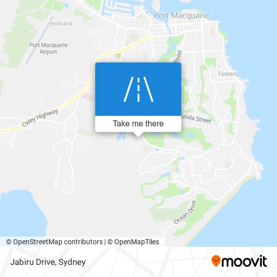Jabiru Drive map