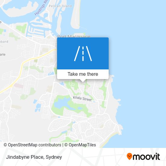 Jindabyne Place map