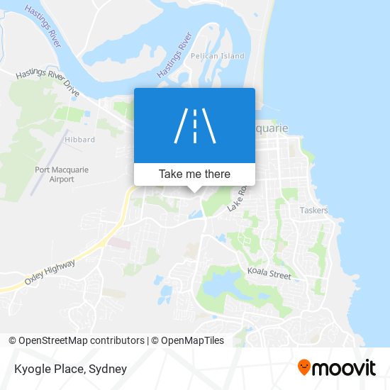 Mapa Kyogle Place