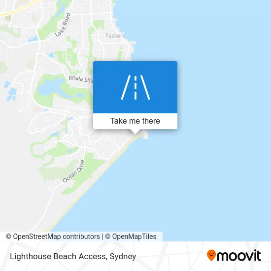 Mapa Lighthouse Beach Access