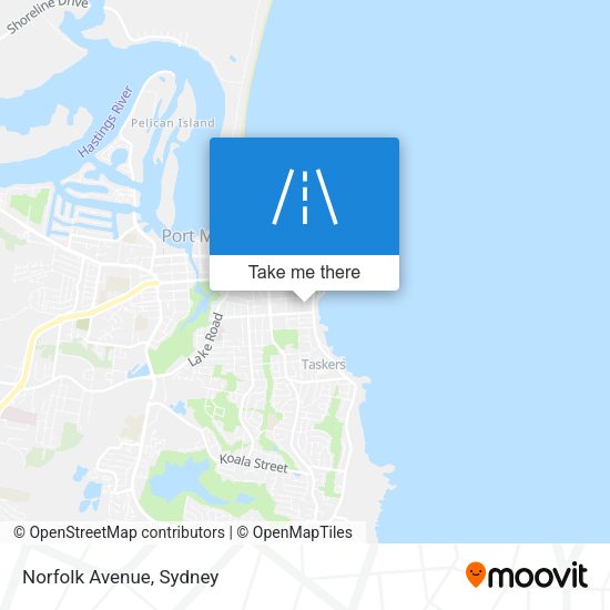 Norfolk Avenue map
