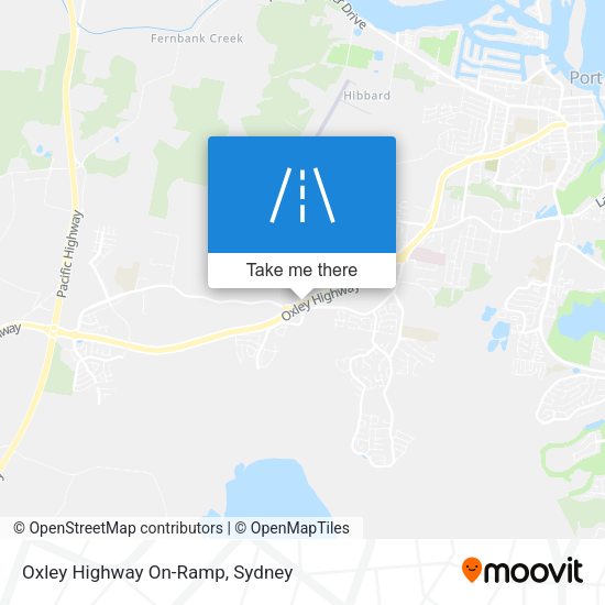 Oxley Highway On-Ramp map