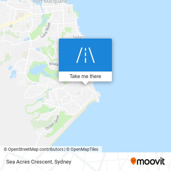 Mapa Sea Acres Crescent