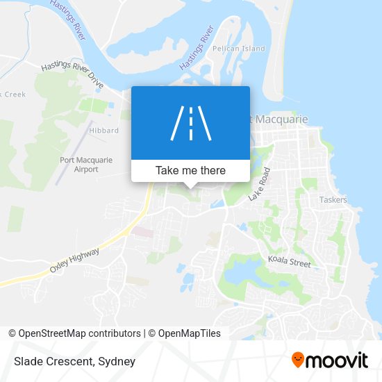 Slade Crescent map