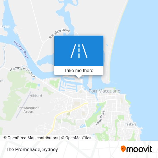 The Promenade map