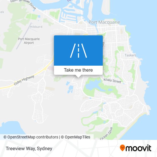 Treeview Way map