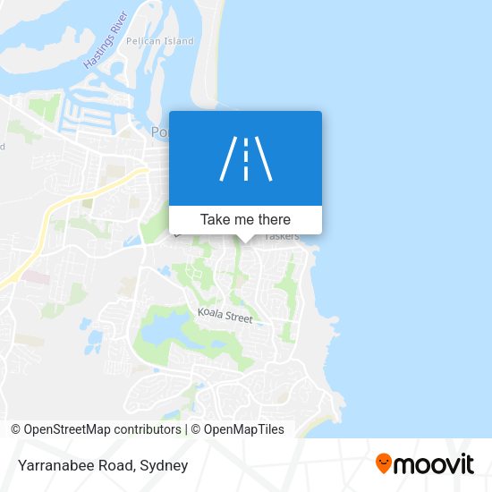 Yarranabee Road map