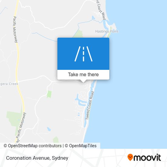Coronation Avenue map