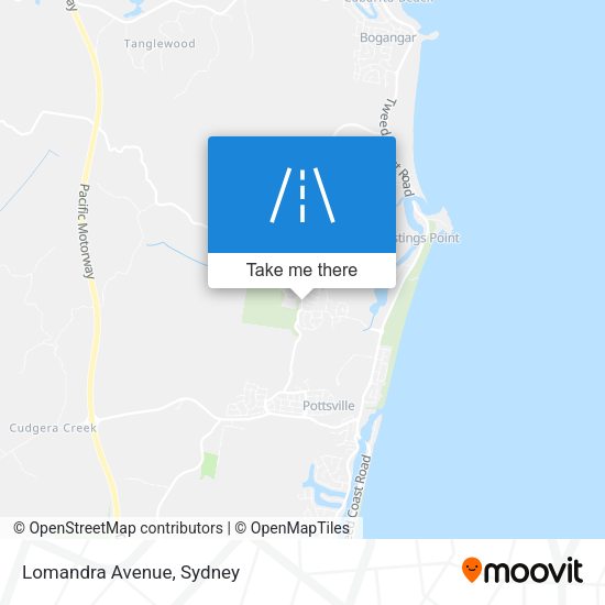 Lomandra Avenue map