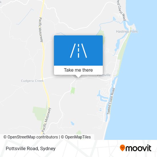 Pottsville Road map