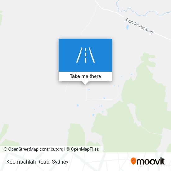 Koombahlah Road map