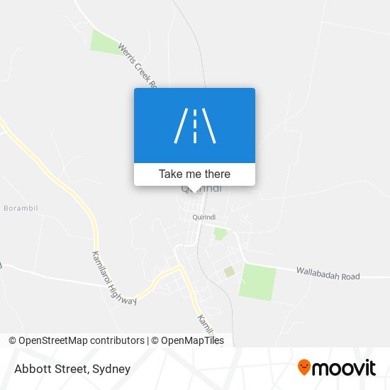 Mapa Abbott Street