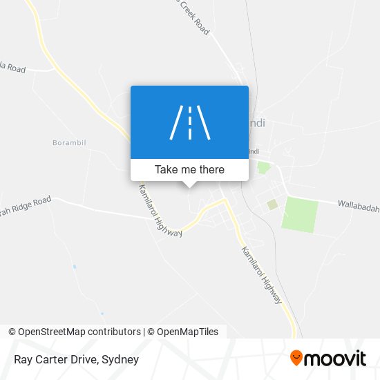 Mapa Ray Carter Drive