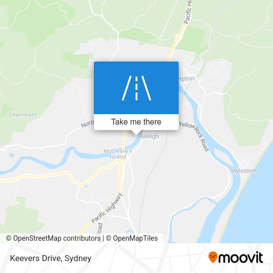 Keevers Drive map