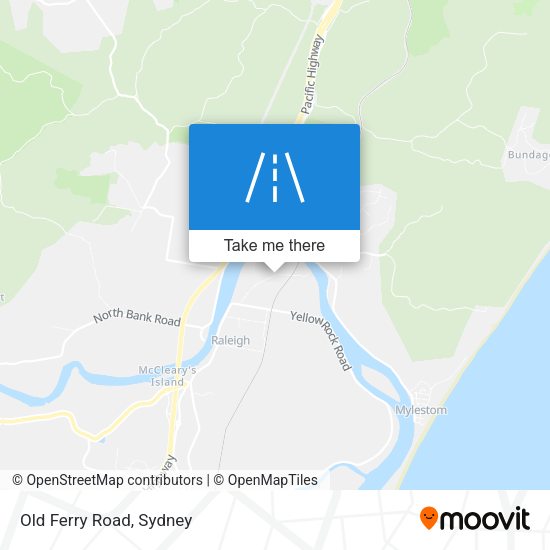 Old Ferry Road map
