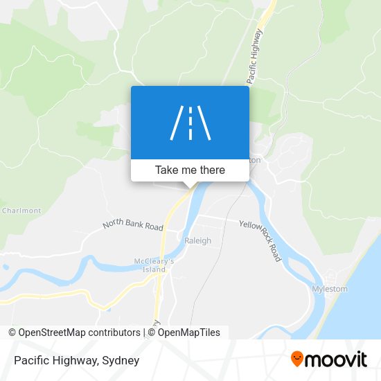 Pacific Highway map