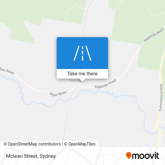 Mclean Street map