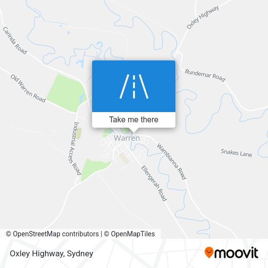 Oxley Highway map