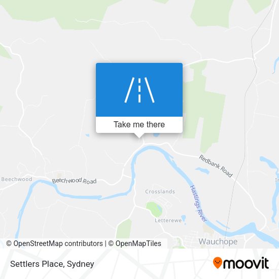 Settlers Place map