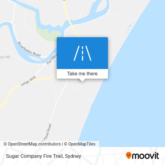 Sugar Company Fire Trail map
