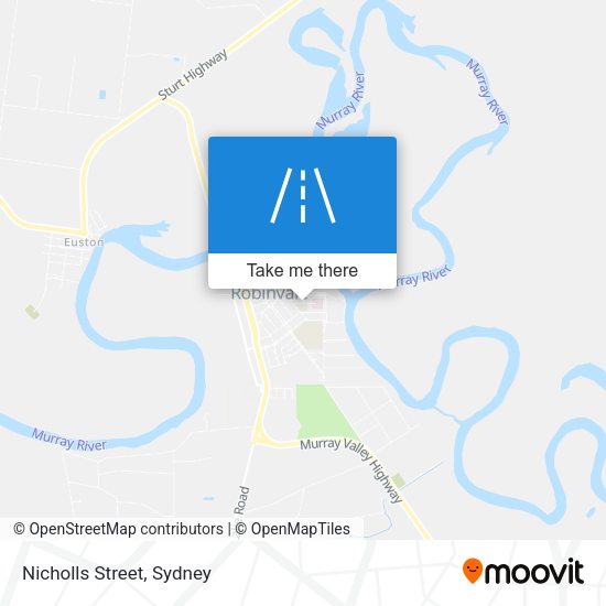 Nicholls Street map